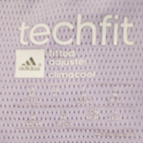 Purple Adidas Techfit Tank Top - Picture 5 of 6